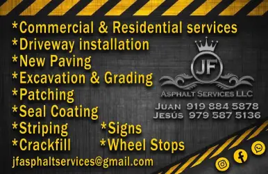 JF Asphalt Services LLC - Business Card 1